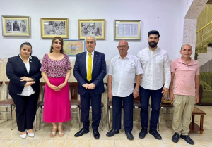 السكرتير العام يهنئ الصابئة المندائيين بمناسبة العيد الكبير (دهوا ربا)
