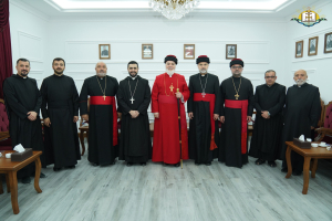 البطريرك مار آوا الثالث المجمع العام للرهبنة الانطونية الهرمزدية الكلدانية في عنكاوا
