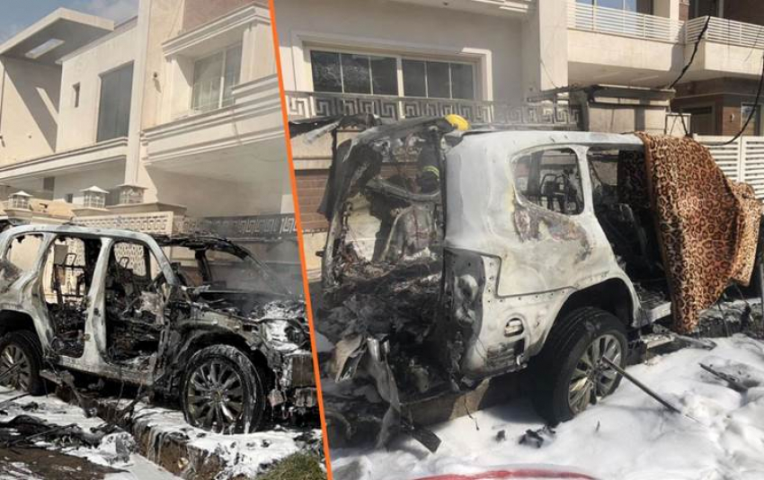 انفجار سيارة ومصرع سائقها في أربيل