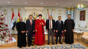 قداسة البطريرك مار آوا الثالث يستقبل القنصل العام للمملكة الأردنية الهاشمية في أربيل