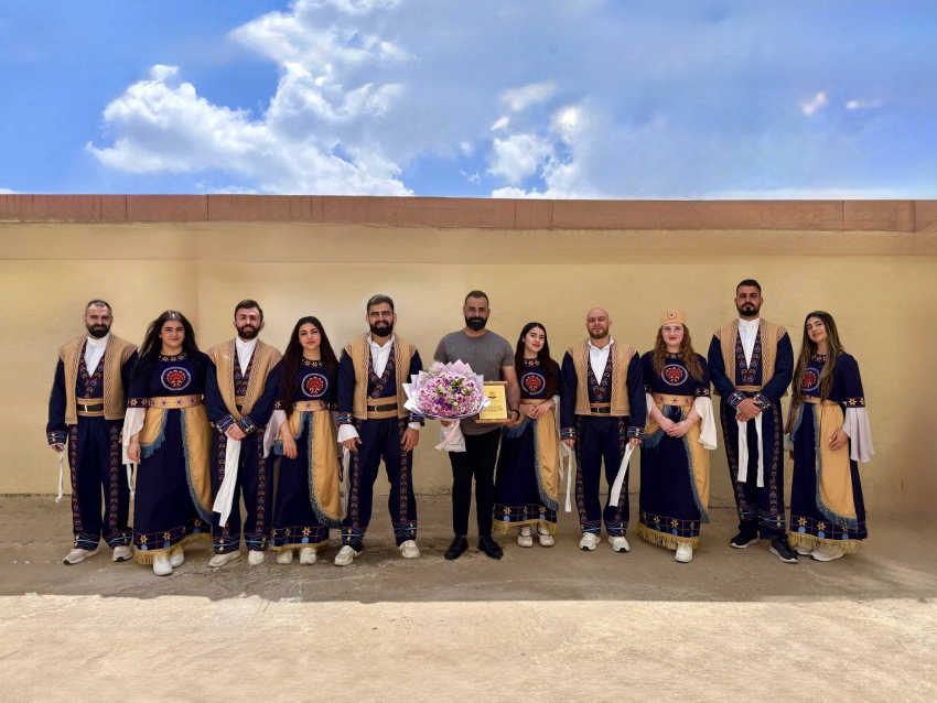 الفرقة السريانية للفنون تشارك بلوحة فلكلورية في يوم الرقص العالمي بأربيل
