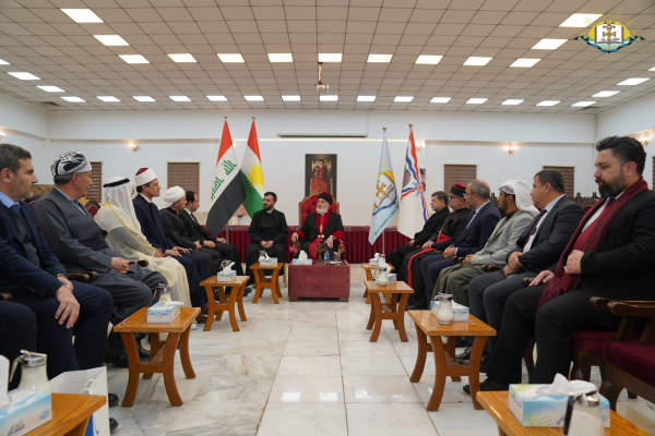 استقبال البطريرك مار آوا الثالث الأمين العام لمجلس حكماء المسلمين