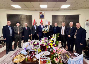 السكرتير العام يهنئ اتحاد الادباء والكتاب السريان