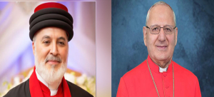 تبادل تهاني عيد الميلاد بين غبطة البطريرك الكاردينال مار لويس روفائيل ساكو وقداسة البطريرك مار أوا الثالث روئيل