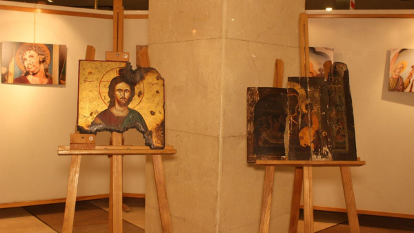 سوريا: معرض يوثّق الأعمال الإرهابيّة في معلولا ونيكولسكوي