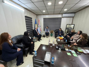 السكرتير العام يستقبل وفد المرأة السوريتو